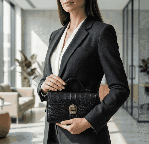 Boss_Lady_Crocodile_Handbag_11zon (1) کیف پول چرم طبیعی بالا دسته دار - تصویر 4