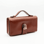 کیف پول چرم طبیعی بالا دسته دار