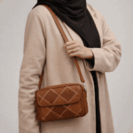 کیف دوشی چرم طبیعی زنانه مدل آوین - تصویر 6