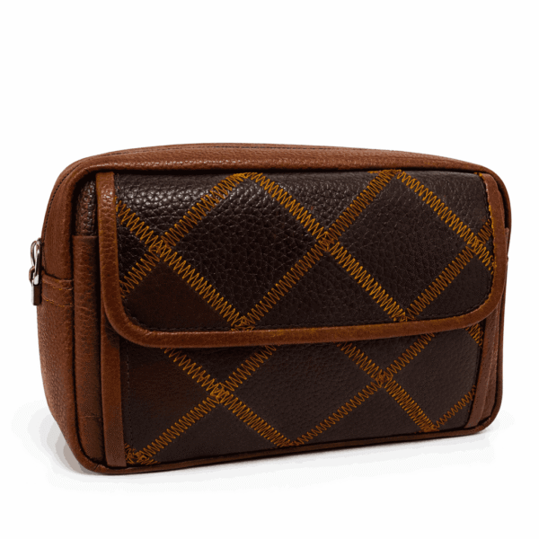 کیف دوشی چرم طبیعی زنانه مدل آوین - تصویر 4